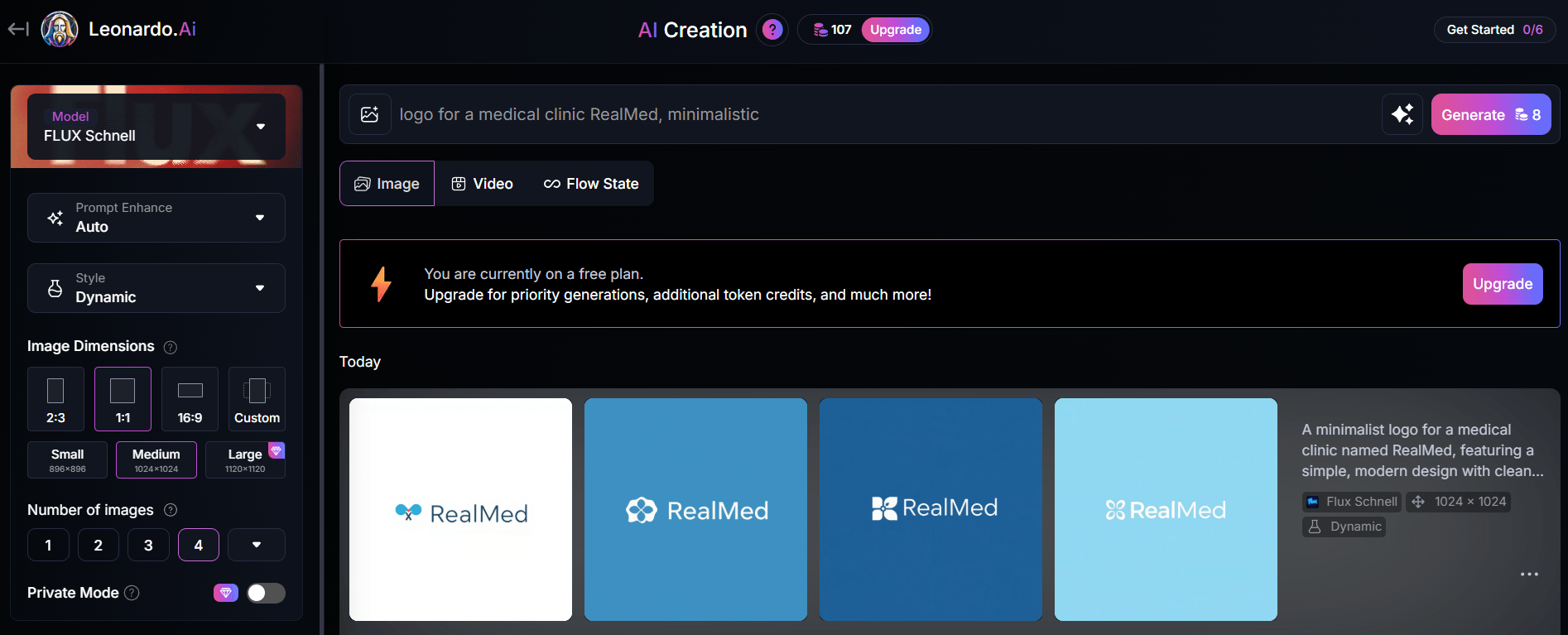 ИИ-инструмент для создания изображений и видео Leonardo AI