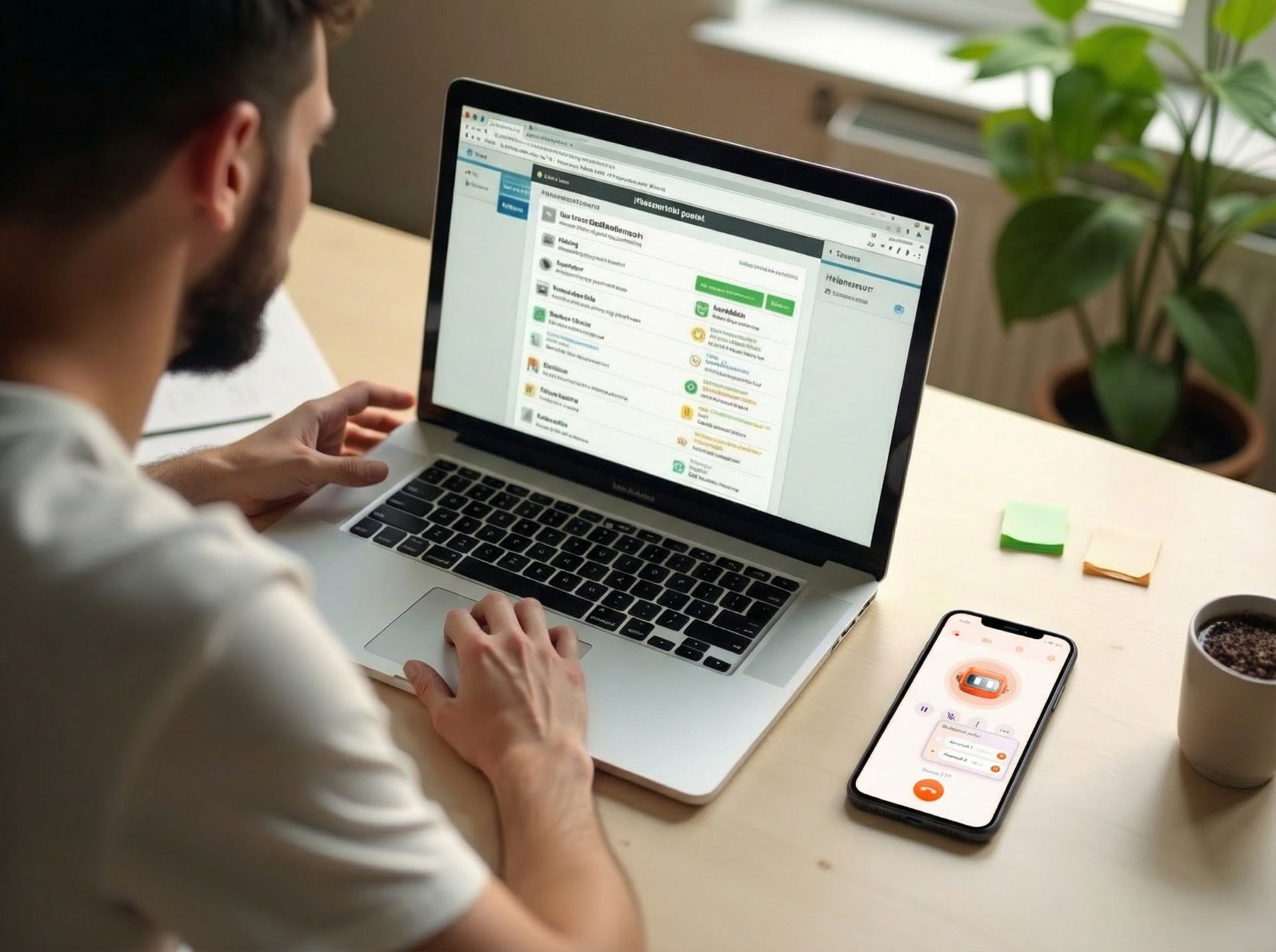 Маркетолог рассчитывает стоимость email-рассылки на ноутбуке: на экране — калькулятор с количеством подписчиков, тарифами сервисов и графиком ROI — символ прозрачной и экономичной email-маркетинговой стратегии.