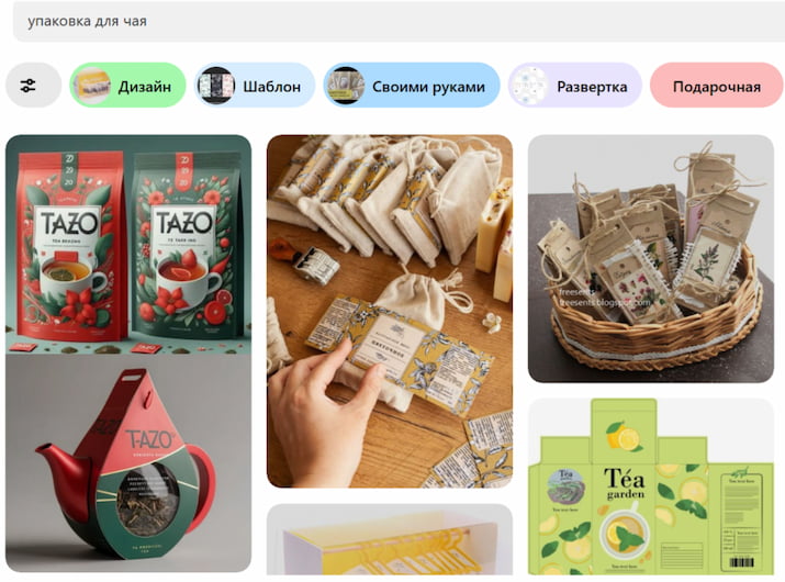 Pinterest, визуальная поисковая система