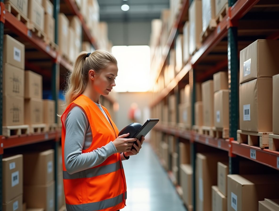 При получении товара со штрих-кодом сотрудник вводит или сканирует его, система сопоставляет и учитывает его с этим SKU на нужном складе.